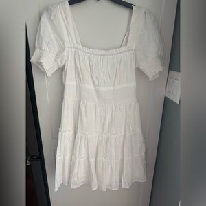 Altar'd State White Smocked Dress